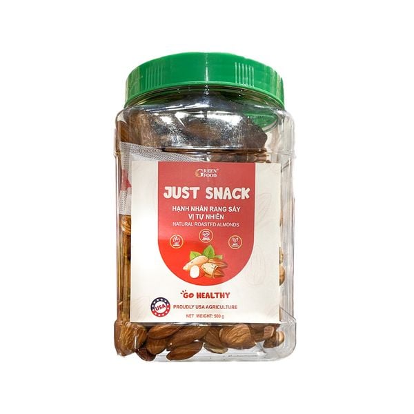 Hạt Hạnh Nhân Size 23-25 Just Snack 500G