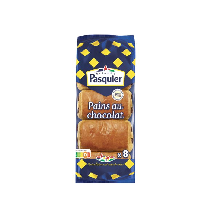 Chocolate Breads Pasquier 45Gx8- 