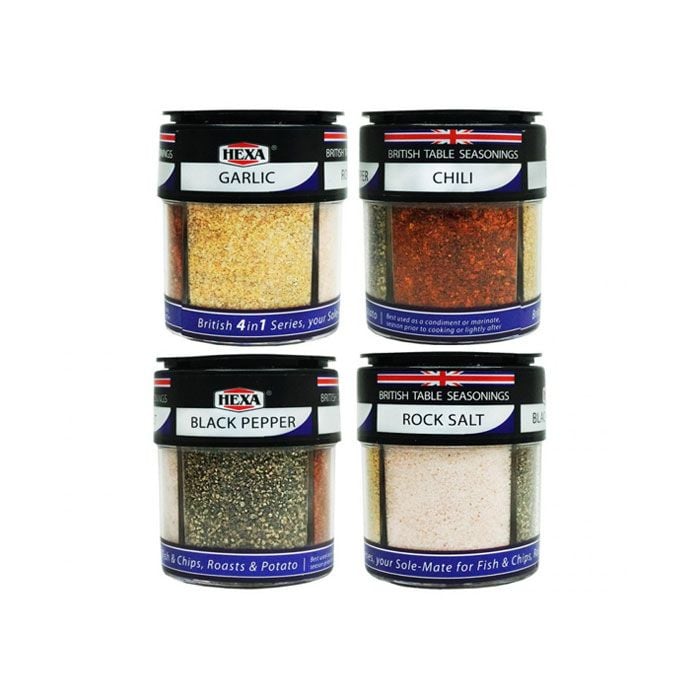 Table Seasonings British Food 4 In 1 Hexa 85G- 