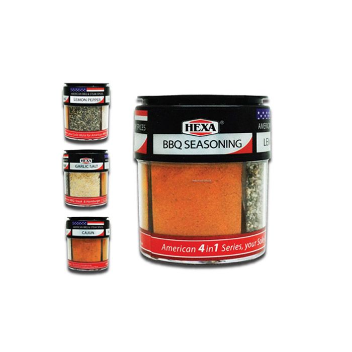 Gia Vị Bbq & Steak Món Mỹ 4 Trong 1 Hexa 85G