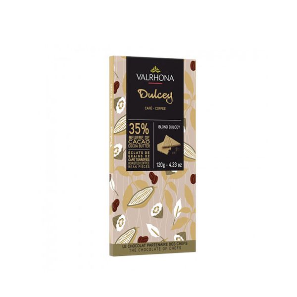 Chocolate Nhân Cà Phê Rang 35% Dulcey Valrhona 120G