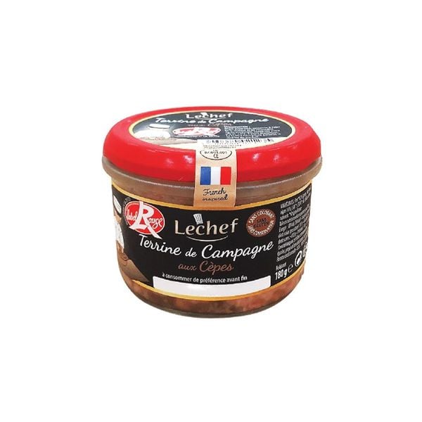 Pate Country Terrine With Ceps Le Chef 180G