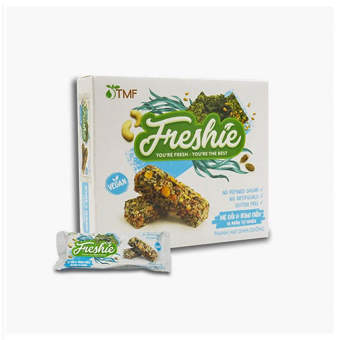 Thanh Năng Lượng Mè Đồi & Rong Biển Freshie 6X25G- 