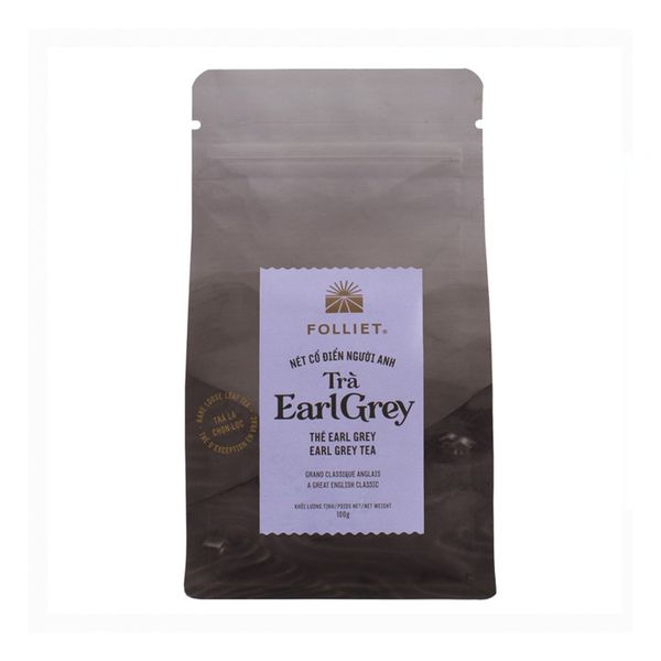 Trà Earl Grey Hữu Cơ Folliet 100G
