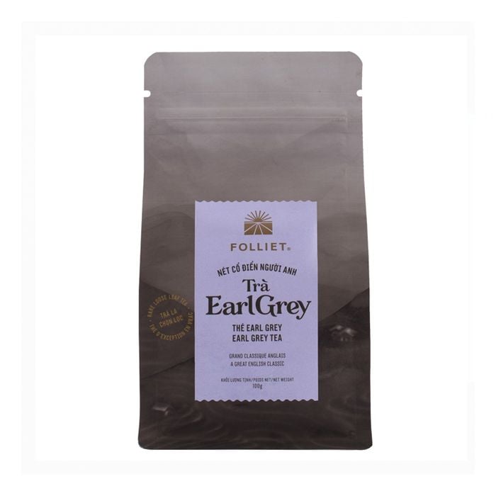 Trà Earl Grey Hữu Cơ Folliet 100G