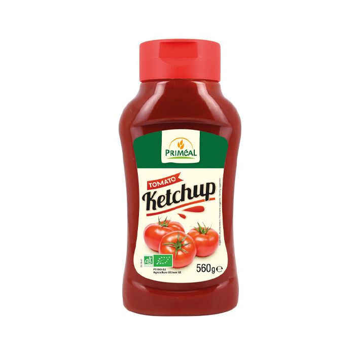 Sốt Ketchup Hữu Cơ Primeal 560G- 