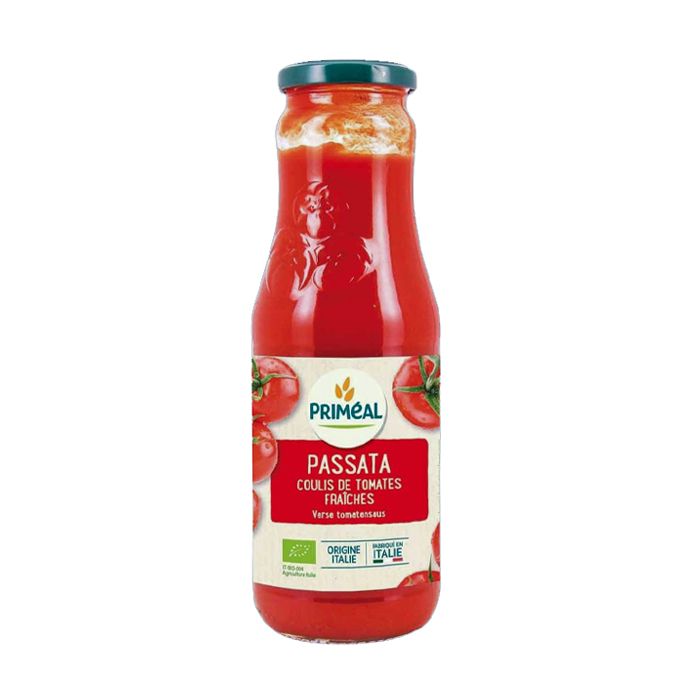  Org Tomato Sauce Passata Primeal 690G 