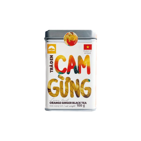 Trà Đen Cam Gừng Newland 100G