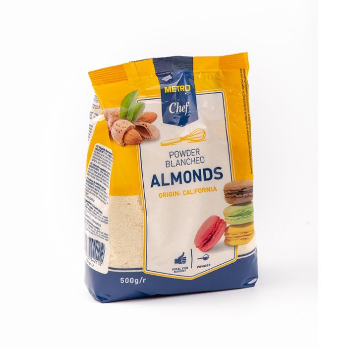 Almonds Powder Blanched Metro Chef 500G- 