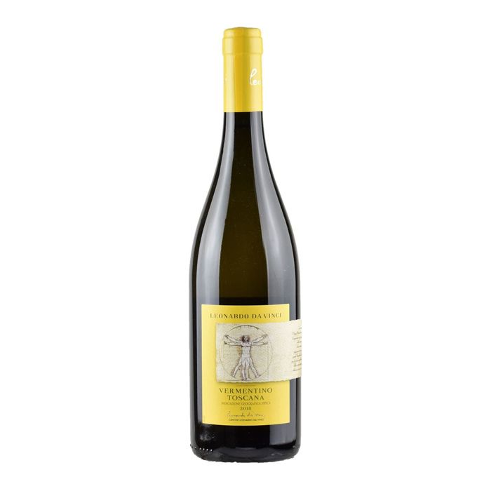 Rượu Vang Trắng Vermentino Leonardo Da Vinci 12,5% 750Ml- 