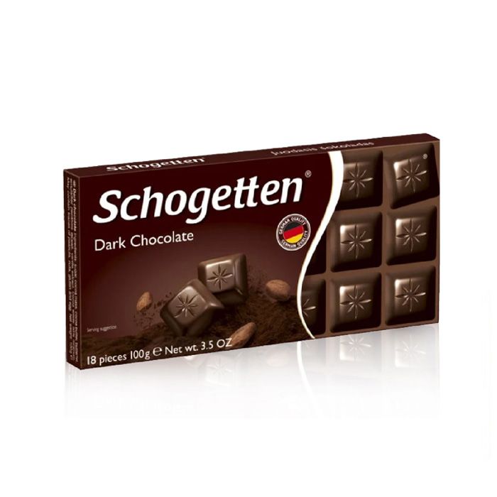 Dark Chocolate Schogetten 100G- 