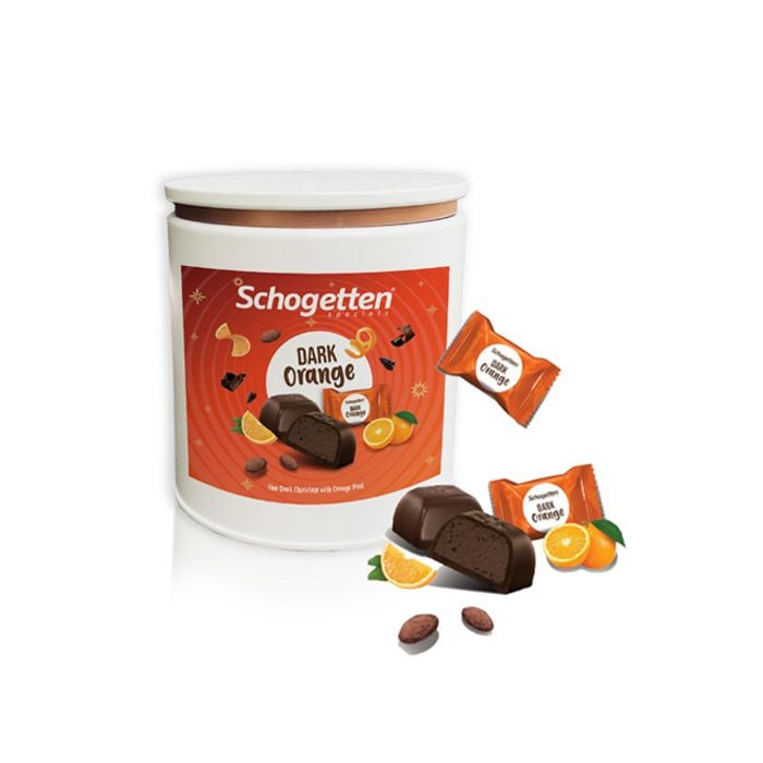 Dark Chocolate Pieces With Orange Schogetten 90G- 