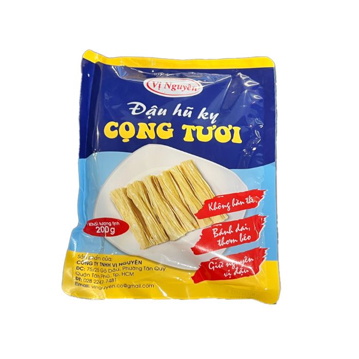 Fresh Tofu Skin Sticks Vn 200G Nam An Market