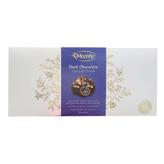 Chocolate Đen Với Cà Phê, Gừng & Quả Mọng Morlife 30Gx3 (Hp)- 