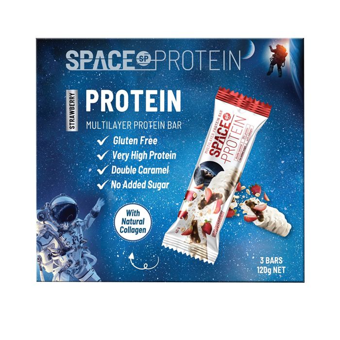 Energy White Strawberries Space Protein 120G- 