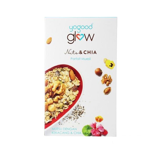 Muesli Glow Nuts & Chia Seeds Yogood 350G