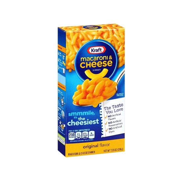 Maccaroni & Phô Mai Nguyên Vị Kraft 206G