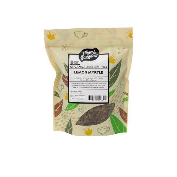 Org Loose Leaf Lemon Myrtle Tea H2G 100G