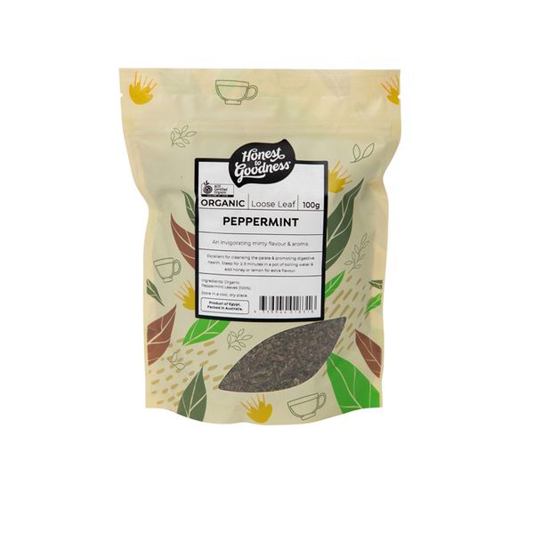 Trà Lá Bạc Hà Hữu Cơ 100G