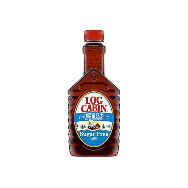 Free Sugar Syrup Log Cabin 355Ml