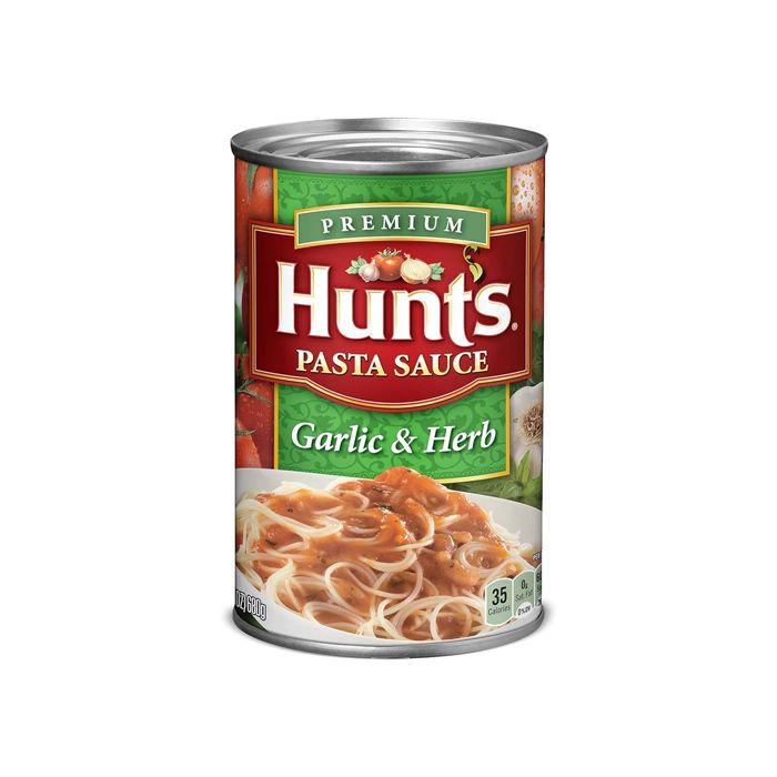 Sốt Mì Ý Vị Tỏi & Thảo Mộc Hunts 680G