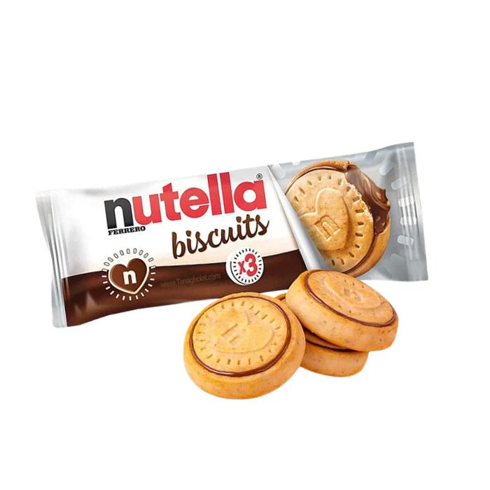 Bánh Quy Giòn Nhân Socola Nutella Biscuits Bar 41.4G- 