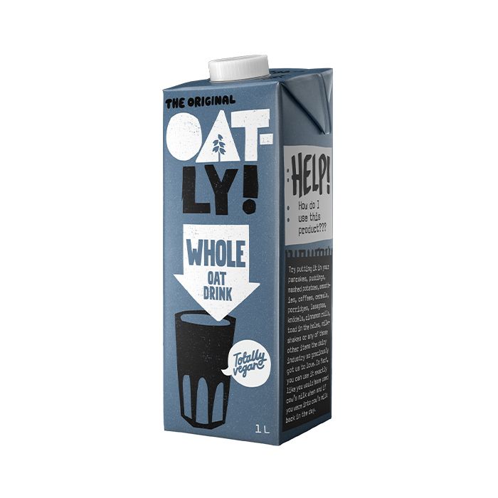 Whole Oat Milk Oatly 1L- 