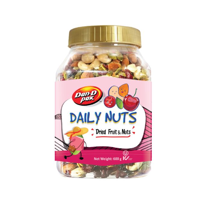 Daily Nut - Dried Fruit & Nuts Dan D Pak 600G- 