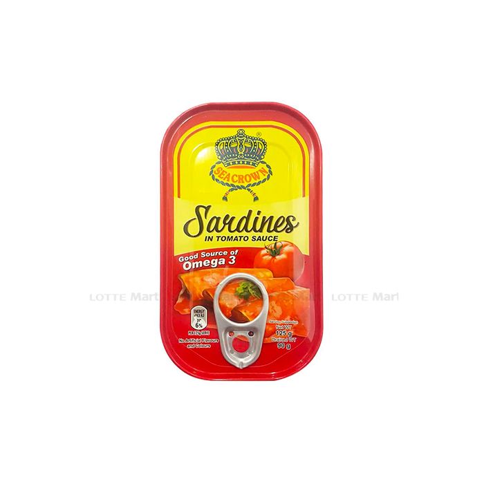 Sardine In Tomato Sauce Sea Crown 125G- 