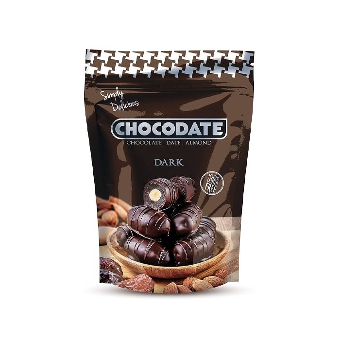 Sô Cô La Đen Chà Là Bọc Hạnh Nhân Chocodate 100G- 