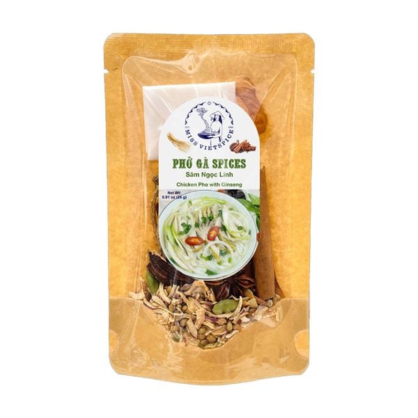 Spices For Chicken Pho With Panax Gingseng Vietspice 31g