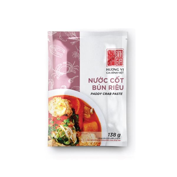 Concentrated Broth For Bun Rieu Dinh Gia 138G