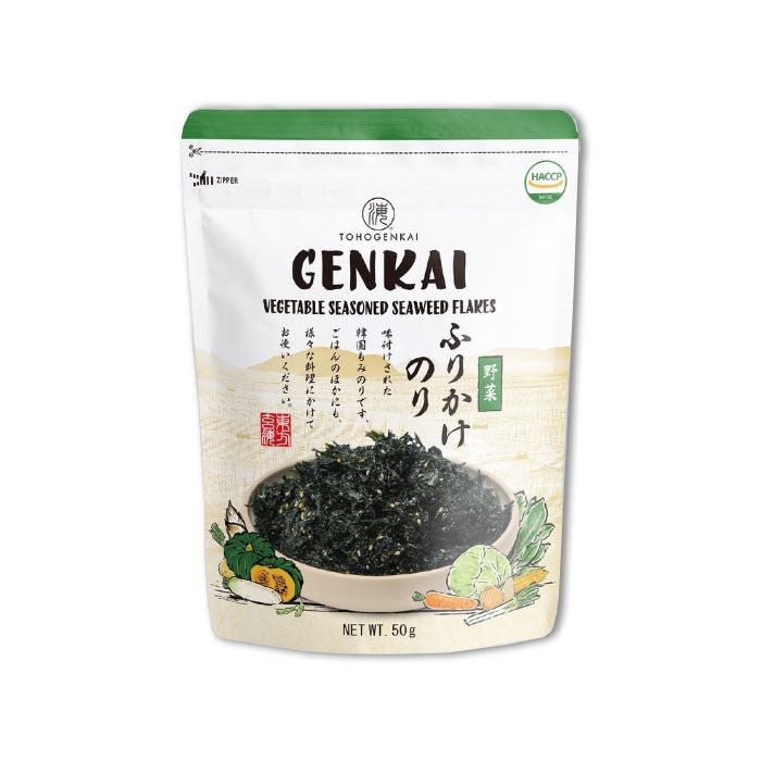 Topping Seaweed Flakes Veggies Flavored Genkai 50G- 