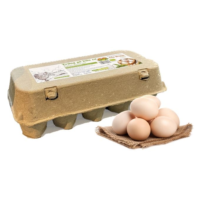 Trứng Gà Hữu Cơ - Sunny Farm 10 Quả/ Hộp- 