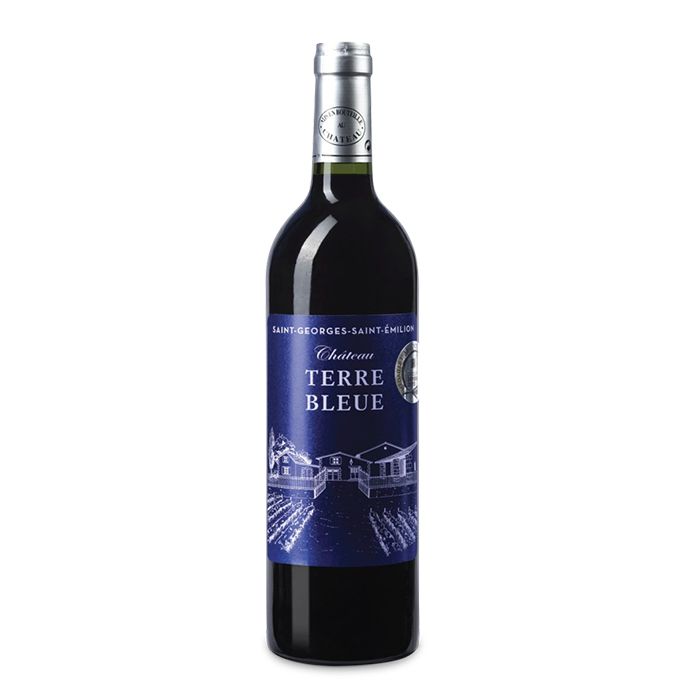 Red Wine Aoc Bordeaux - Chateau Terre Bleue 750Ml- 