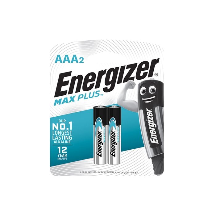 Battery Aaa Max Plus Energizer Ep92 Bp2
