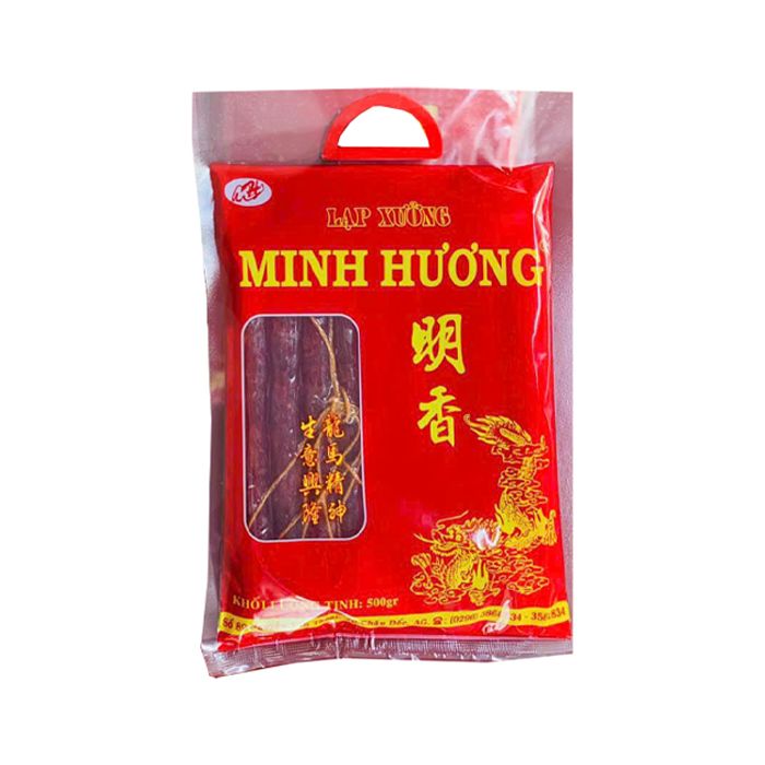 Lạp Xưởng Thịt Heo Minh Hương 500G- 