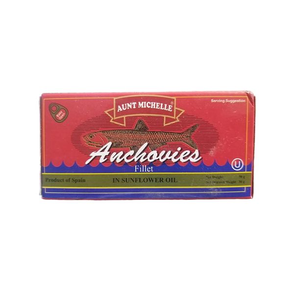 Anchovy Fillet In Oil Aunt Michelle 50G