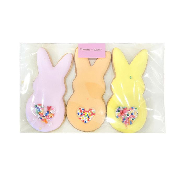 Easter Cookies Set Of 3 Rabbits S&S- 