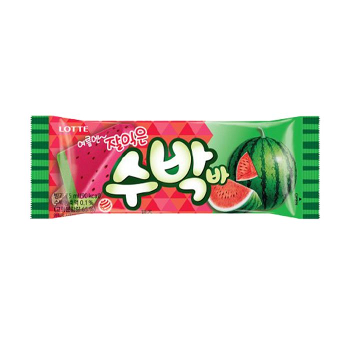 Ice Cream Water Melong Lotte 80Ml- 