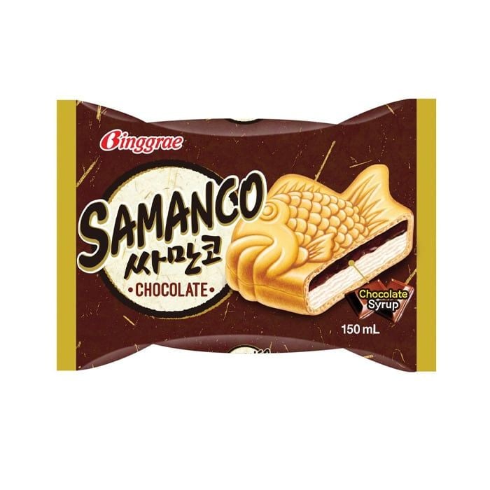 Ice Cream Samanco Chocolate Binggrae 150Ml- 