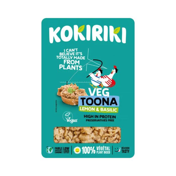 Frozen Plant Based Toona Lemon & Basil Kokiriki 200G