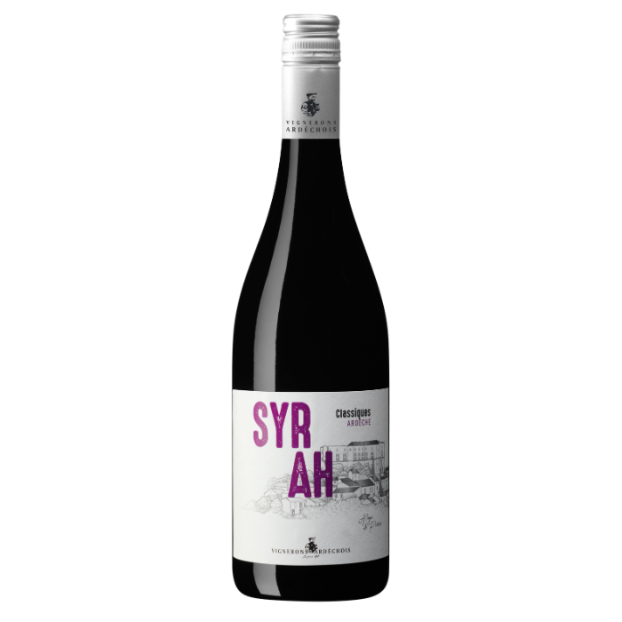 Rượu Vang Đỏ Vignerons Ardechois Les Classiques  Vignerons Ardechois Syrah 750Ml (K.G)