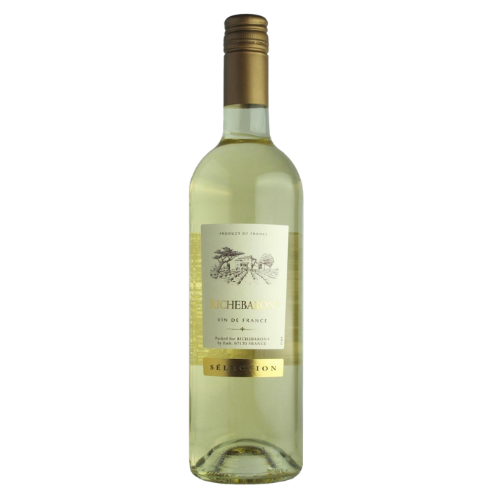 Rượu Vang Trắng Vignerons Ardechois Richebaron White Vignerons Ardechois 750Ml (K.G)