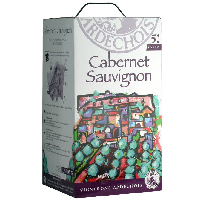 Bib Igp Vignerons Ardechois Cabernet Sauvignon 5L Vignerons Ardechois 5000Ml (Cons)- 