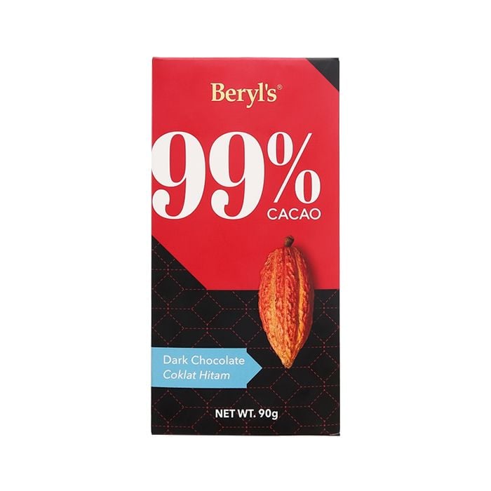 Sô Cô La Đắng Không Đường 99% Ca Cao Beryls 90G- 