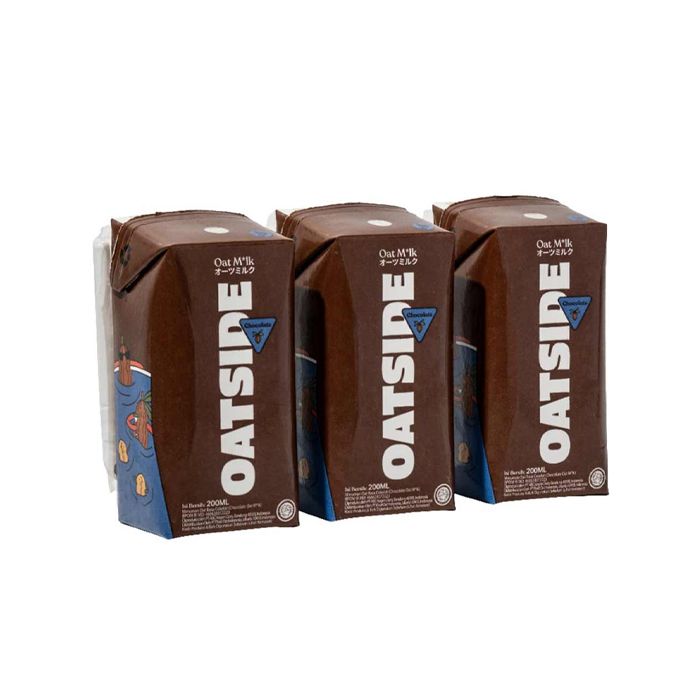 Sữa Yến Mạch Vị Socola Oatside 3 Hộp/Lốc