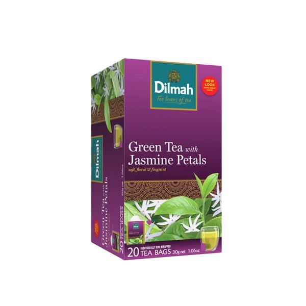 Green Tea With Jasmine Petals Dilmah 30G
