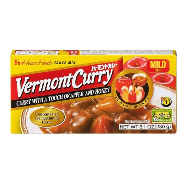 Viên Xốt Cà Ri Vermont Ngọt House Food 230G