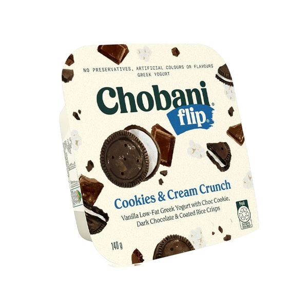 Sữa Chua Hy Lạp Vị Bánh Quy & Kem Chobani Flip 140G